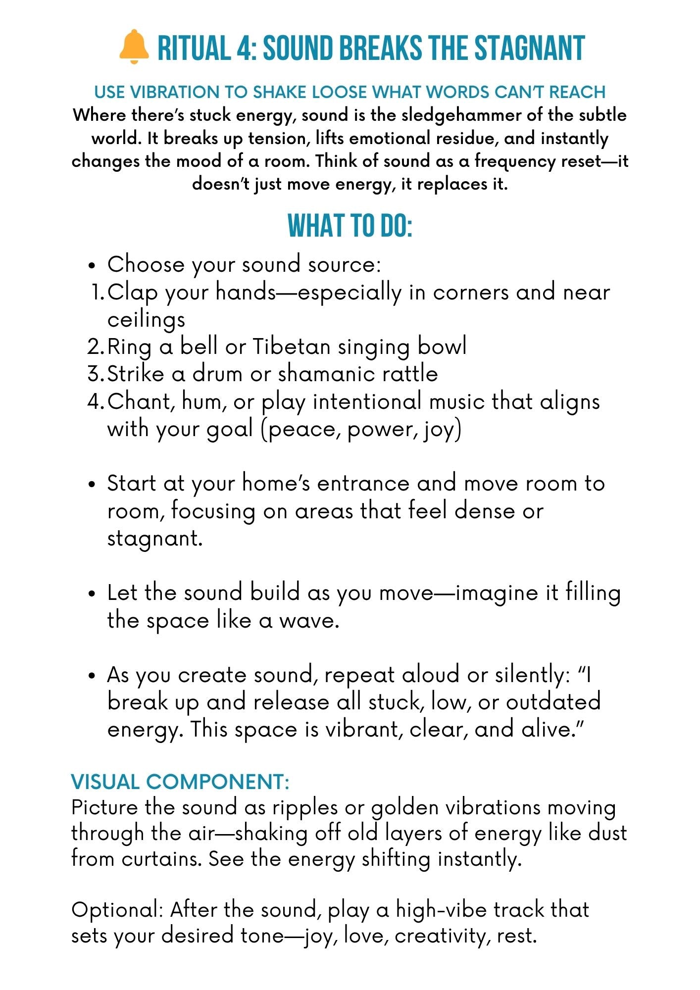 Sanctuary Reset:  Energy Clearing Rituals for a Harmonious Home